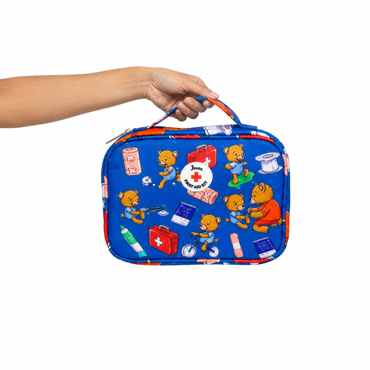 Family Kit held for scale